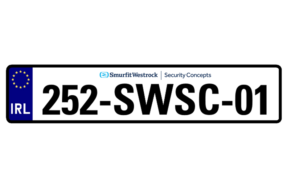 number plate
